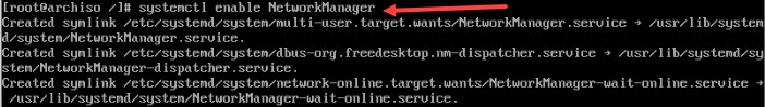 Enabling Network Manager In Linux