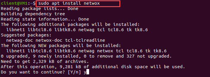Netwox installation